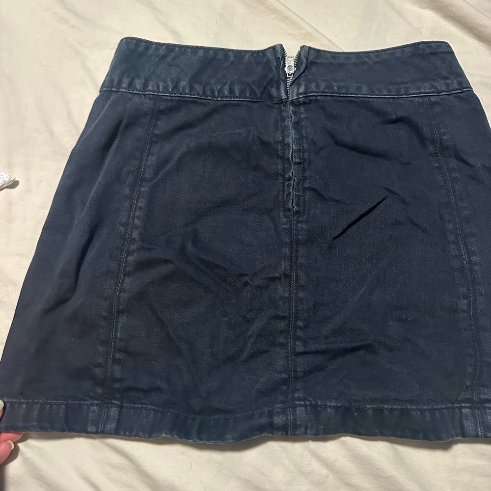 Free people denim skirt